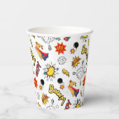 Comic Book Pattern  紙コップ (裏面)