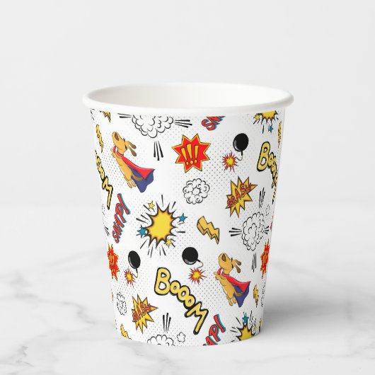 Comic Book Pattern  紙コップ (裏面)
