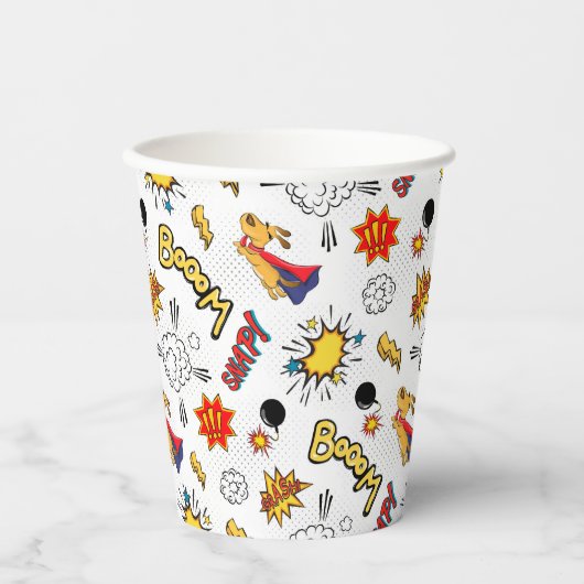 Comic Book Pattern  紙コップ (正面)