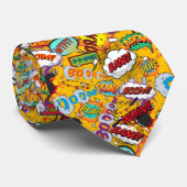 Comic Book Pop Art Explosions Superhero ネクタイ (ロール)