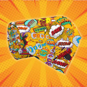 Comic Book Pop Art Explosions Superhero ネクタイ