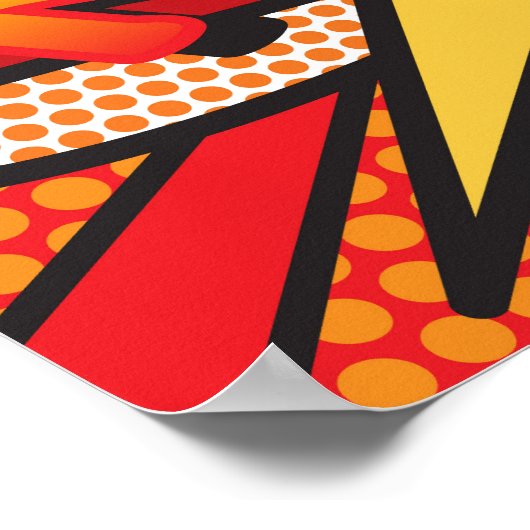 Comic Book Pop Art KA-POW ポスター (角)
