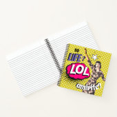 Comic Book Pop Art Retro Lady Funny  ノートブック (内部)