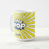 Comic Book Pop Art SUPER POP! Fun Pun Mug コーヒーマグカップ (正面左)