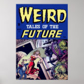 Comic book Weird tales of the Future ポスター (正面)