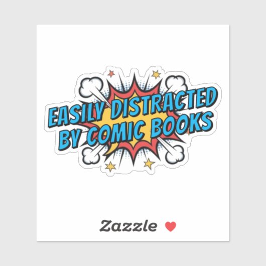Comic Books Lover Funny Gift シール (シート)
