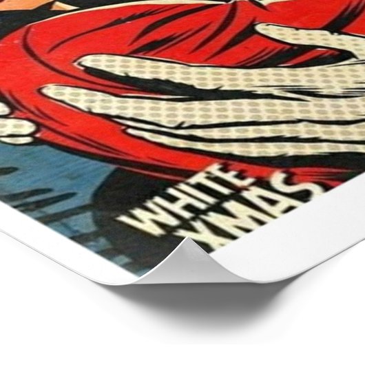 comic cover black mirror 90s pop art edit illustra ポスター (角)