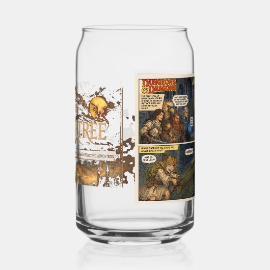 Comic Funny D&D Cup! ガラス缶 (右)