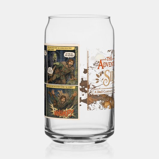 Comic Funny D&D Cup! ガラス缶 (左)