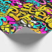 Comic Graffiti Pattern  ラッピングペーパー (角)