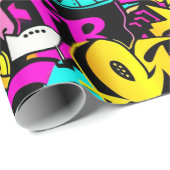 Comic Graffiti Pattern  ラッピングペーパー (ロールコーナー)