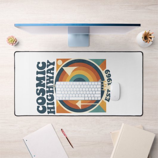 Comic Highway – Fun Pop Art for Comic Fans デスクマット (オフィス1)