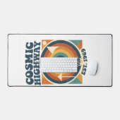 Comic Highway – Fun Pop Art for Comic Fans デスクマット (キーボード&マウス)