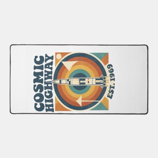 Comic Highway – Fun Pop Art for Comic Fans デスクマット (正面)