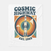 Comic Highway – Fun Pop Art for Comic Fans フリースブランケット (正面)