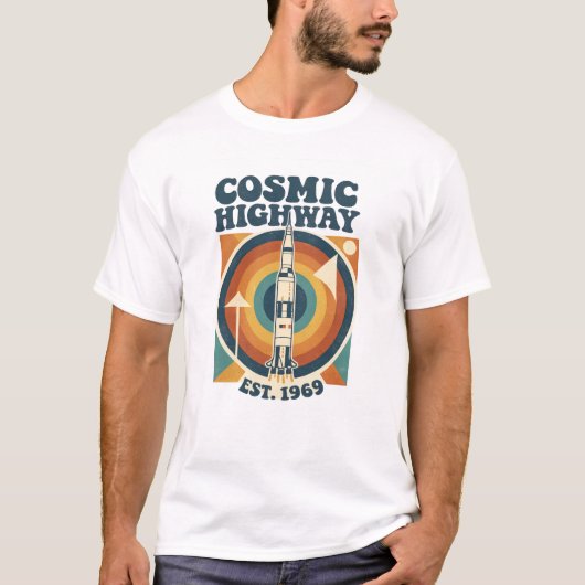 Comic Highway – Fun Pop Art for Comic Fans Tシャツ (正面)