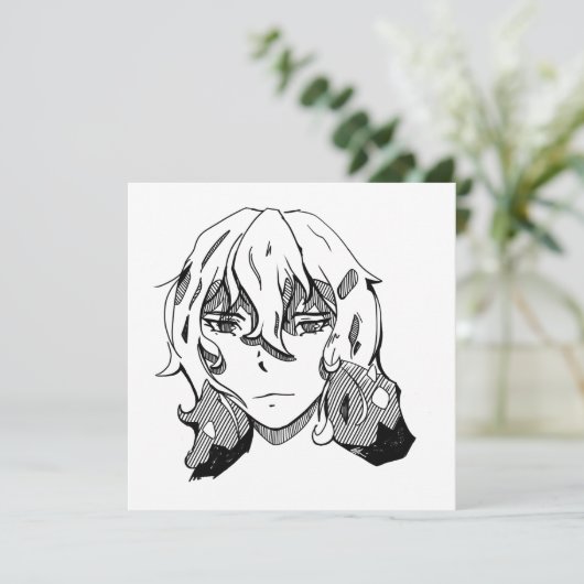 Comic lineart シーズンカード (スタンド正面)