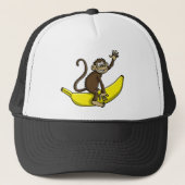 comic monkey banana cowboy sheriff キャップ (正面)