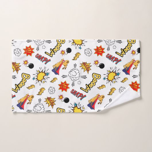 Comic Pattern  バスタオルセット (ハンドタオル)