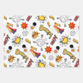 Comic Pattern ラッピングペーパーシート (正面3)