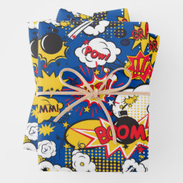 Comic Pattern  ラッピングペーパーシート