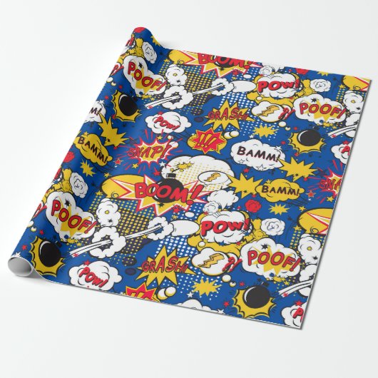 Comic Pattern  ラッピングペーパー (アンロールド)