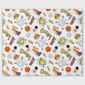 Comic Pattern ラッピングペーパー (フラット)