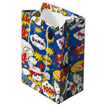 Comic Pattern Gift Bag