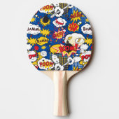 Comic Pattern Ping Pong Paddle 卓球ラケット (裏面)