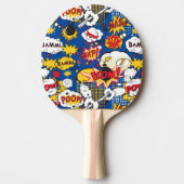 Comic Pattern Ping Pong Paddle 卓球ラケット (正面)
