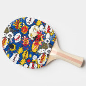 Comic Pattern Ping Pong Paddle 卓球ラケット (横)