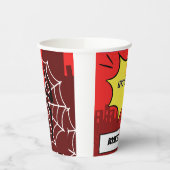 Comic Spider Theme Birthday Party Paper Cup 紙コップ (左)