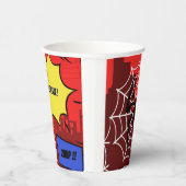 Comic Spider Theme Birthday Party Paper Cup 紙コップ (右)