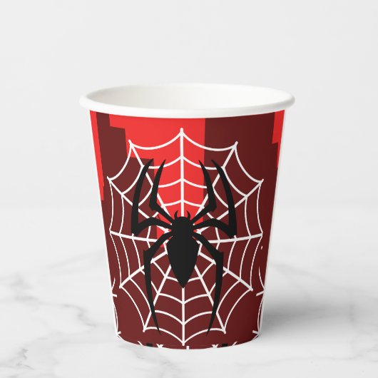 Comic Spider Theme Birthday Party Paper Cup 紙コップ (正面)