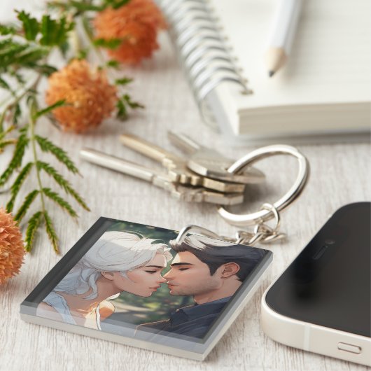 comic style キーホルダー (正面右)