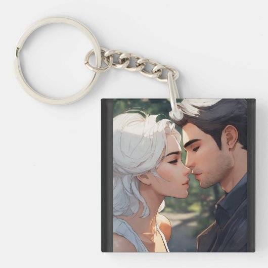 comic style キーホルダー (正面)