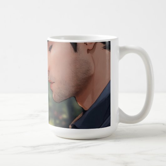 comic style コーヒーマグカップ (右)