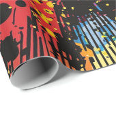 Comic Style Pop Art Explosion (10) ラッピングペーパー (ロールコーナー)