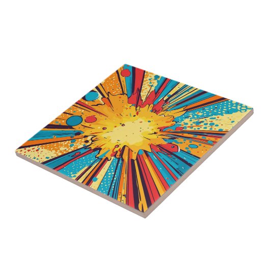 Comic Style Pop Art Explosion (11) タイル (側面)