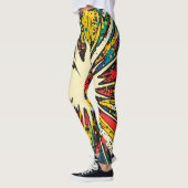 Comic Style Pop Art Explosion (2) レギンス (左)