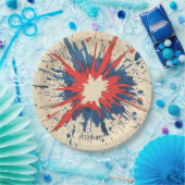 Comic Style Pop Art Explosion (5) ペーパープレート (パーティー)