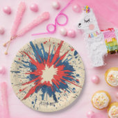 Comic Style Pop Art Explosion (5) ペーパープレート (パーティー)