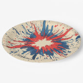 Comic Style Pop Art Explosion (5) ペーパープレート (アングル)