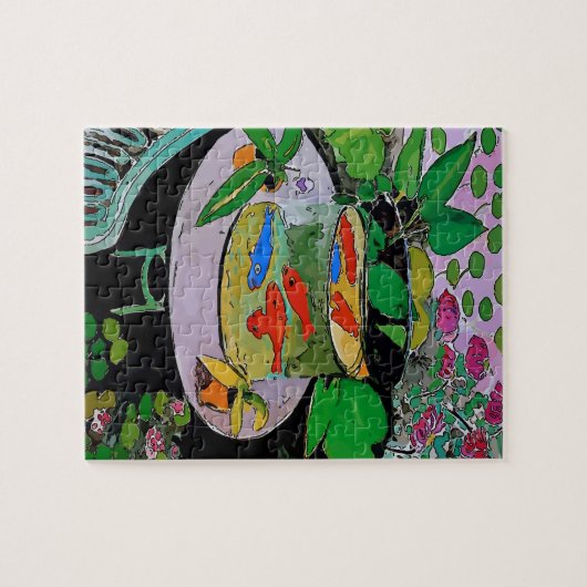 Comical Goldfish Jigsaw Puzzle ジグソーパズル (横)