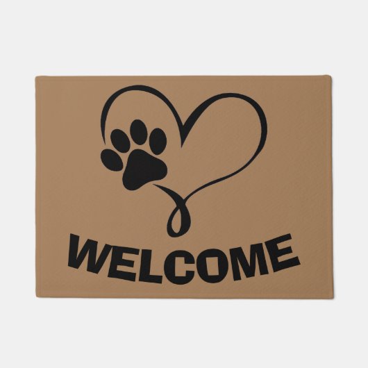 Comical  Pet Paw , edit text ドアマット (正面)