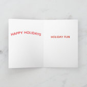 Comical Woman abstract シーズンカード (内部)