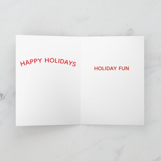 Comical Woman abstract シーズンカード (内部)