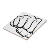 Comicbookの漫画の握りこぶし タイル (側面)