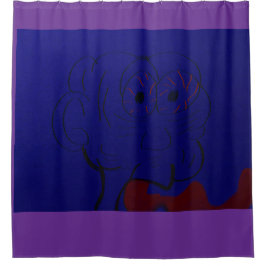 Comics Character Shower Curtain シャワーカーテン