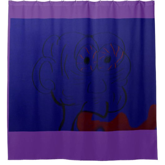 Comics Character Shower Curtain シャワーカーテン (正面)